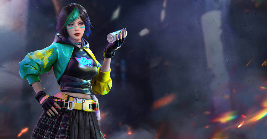Steffie Free Fire 2020 Wallpaper