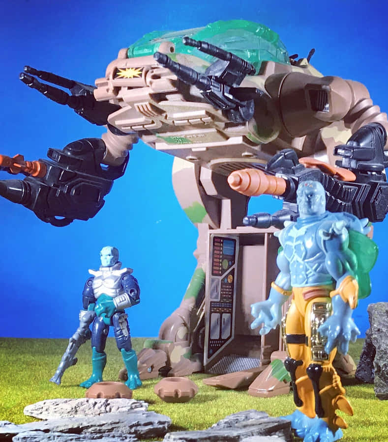 Stellar Fleet From Exosquad With E-frame Wallpaper