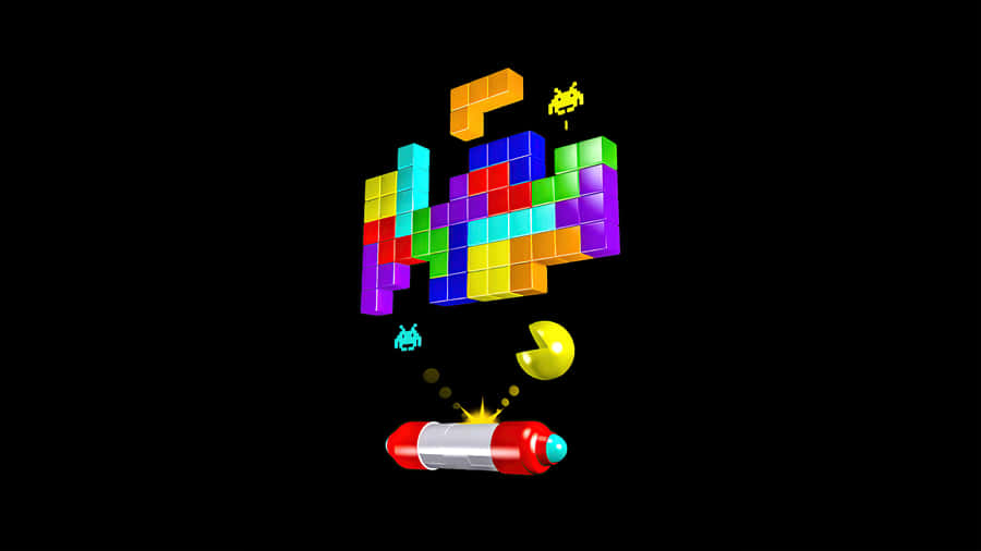 Step Back In Time With A Dark Retro Twist Wallpaper