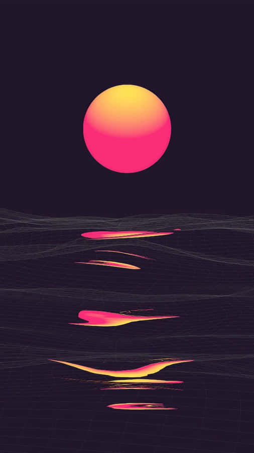 Step Into The Dark Retro World Of Past And Present Wallpaper