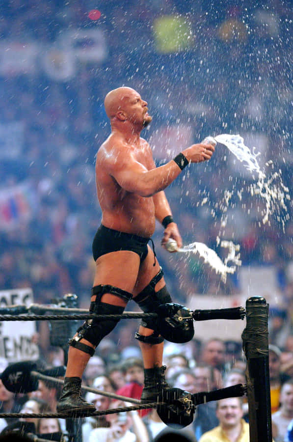 Steve Austin Stone Cold Beer Shower Wallpaper
