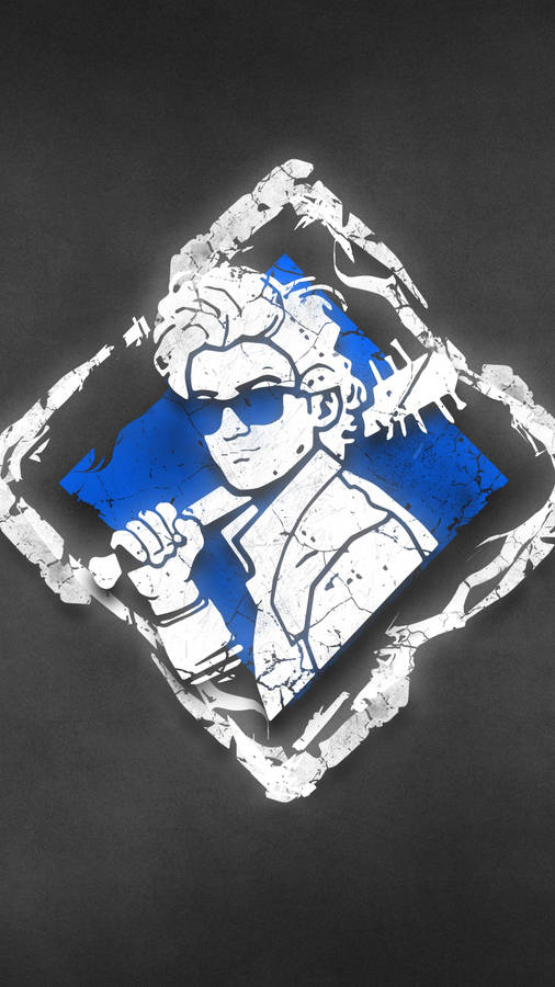 Steve Harrington White Vector Art Wallpaper