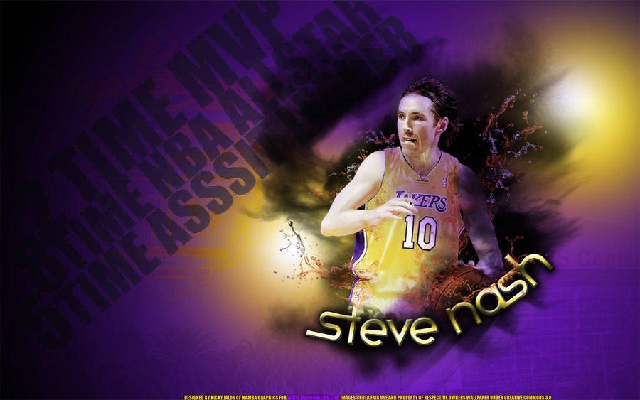 Steve Nash 3d Effect Wallpaper