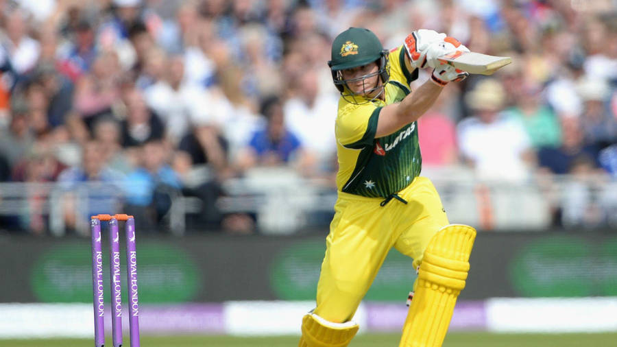Steve Smith Batting Stance Wallpaper