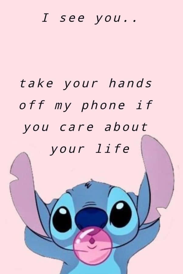 Stitch Lilo And Stitch Quotes Wallpaper