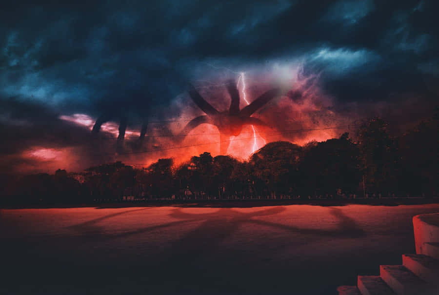 Stranger Things Inspired Sky Wallpaper