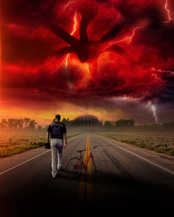 Stranger Things Inspired Stormscape Wallpaper