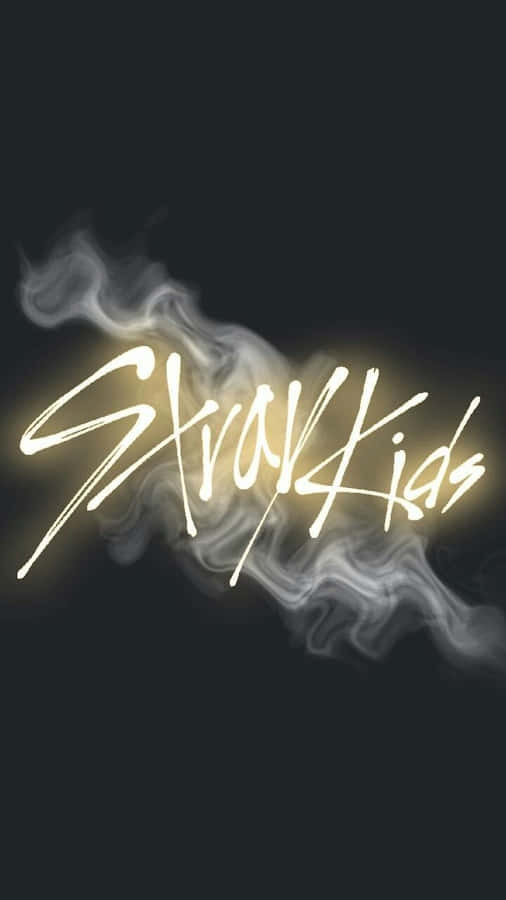 Stray_ Kids_ Neon_ Sign_ Logo Wallpaper