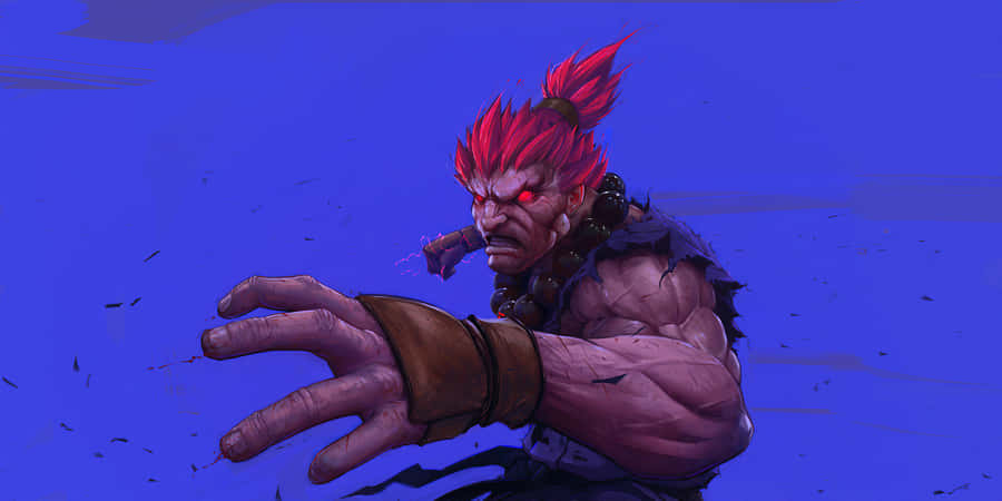 Street Fighter Akuma Fierce Stance Wallpaper