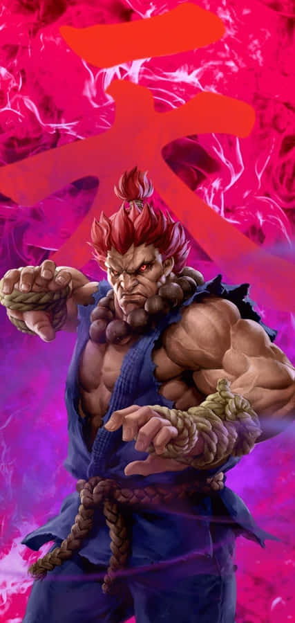 Street Fighter Akuma Fierce Stance Wallpaper