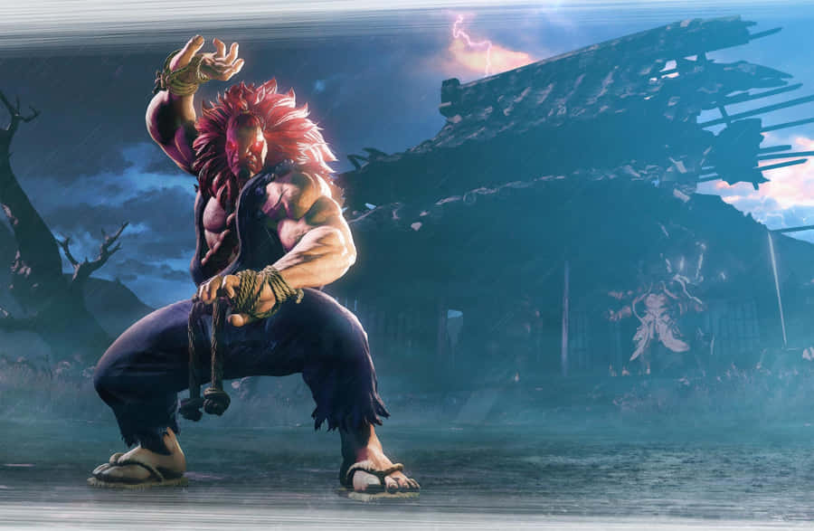 Street Fighter Akuma Power Stance Wallpaper