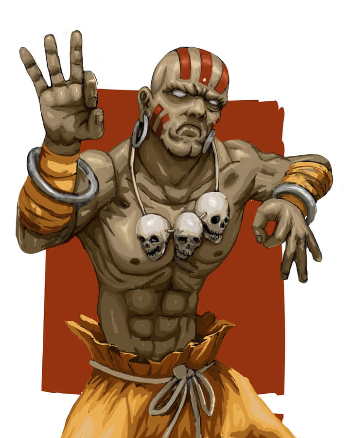 Street Fighter Dhalsim Pose Wallpaper