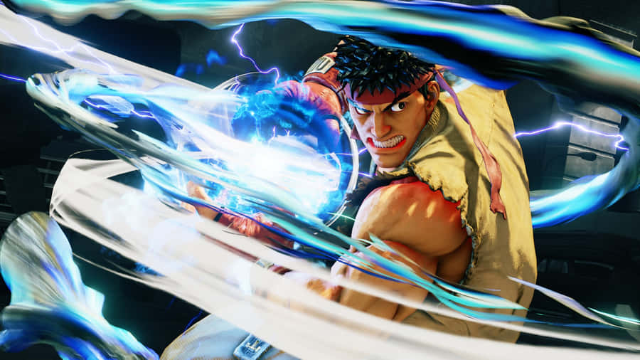 Street Fighter Energy Attack Wallpaper