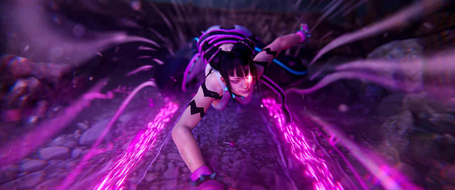 Street Fighter Juri Power Surge Wallpaper