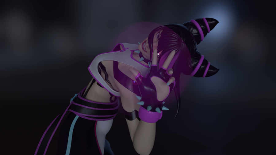 Street Fighter Juriin Shadow Wallpaper