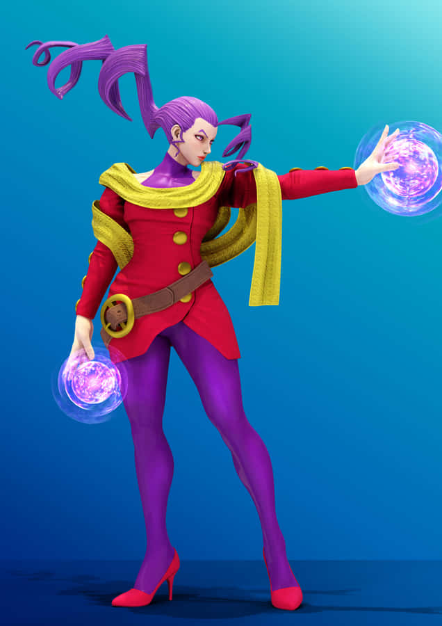 Street Fighter Rose Magic Orbs Wallpaper