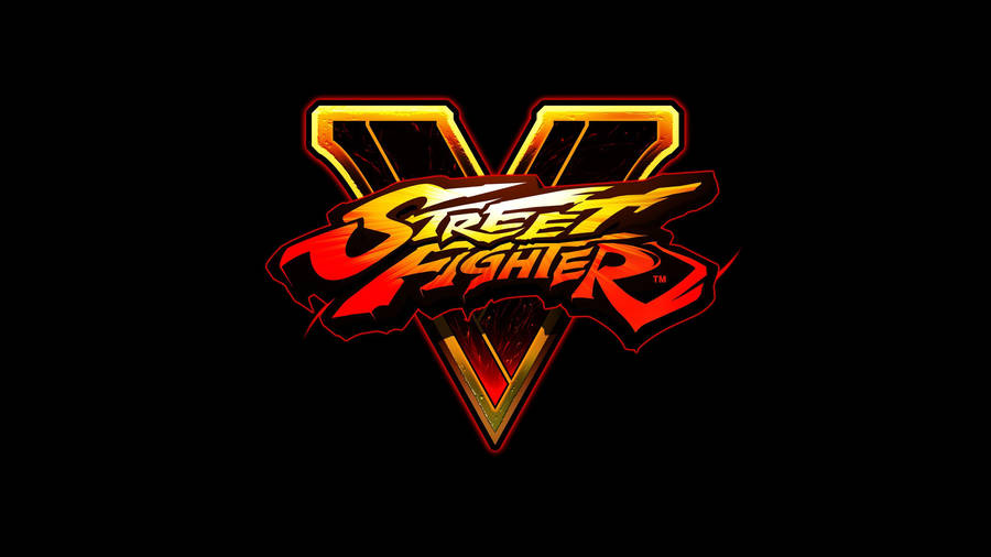 Street Fighter V Gamer Logo Wallpaper