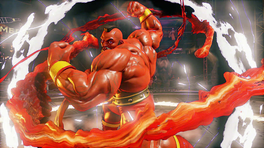Street Fighter Zangief Power Move Wallpaper