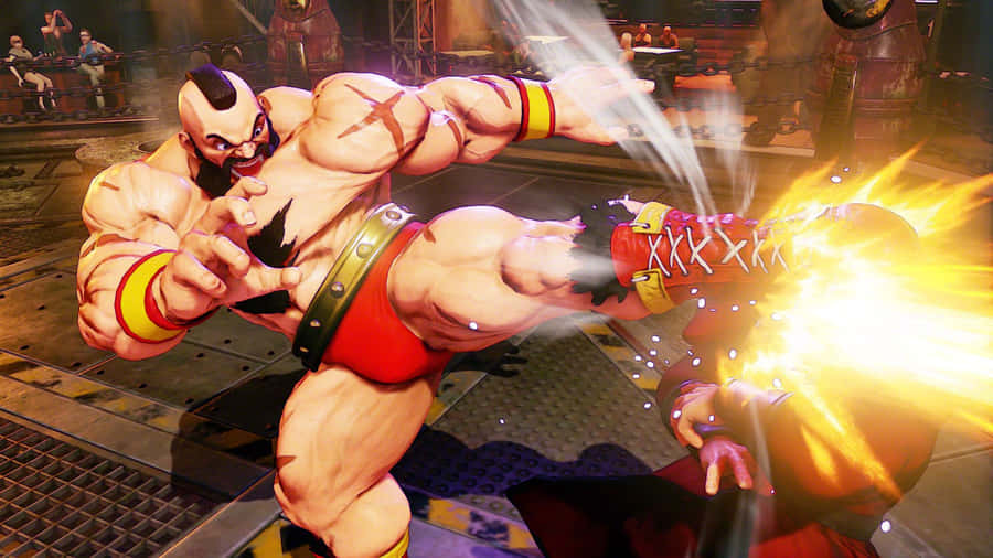 Street Fighter Zangief Power Move Wallpaper
