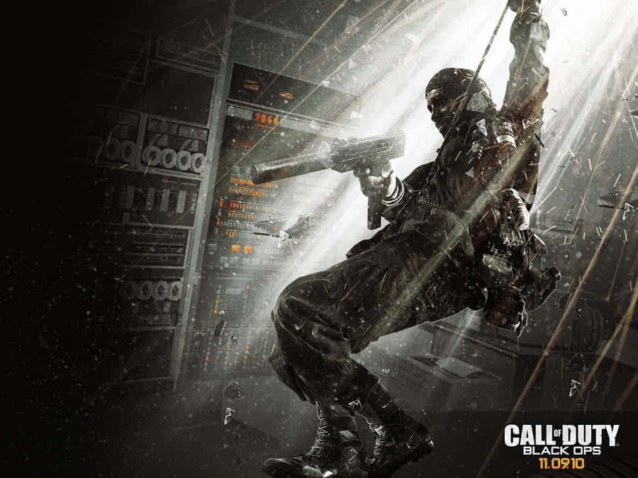Strike Hard With Black Ops Wallpaper