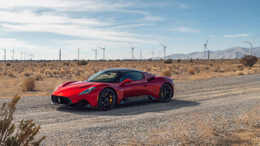 Striking Elegance Of Maserati Mc20 Wallpaper