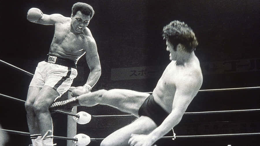 Strong Kick Antonio Inoki Wallpaper