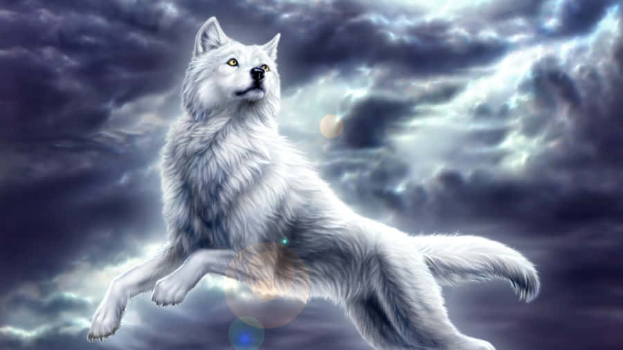 Stunning 3d Animal Art In A Natural Forest Setting Wallpaper