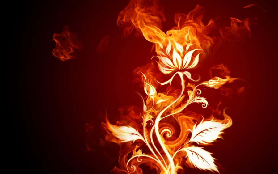 Stunning 3d Fire Wallpaper Wallpaper
