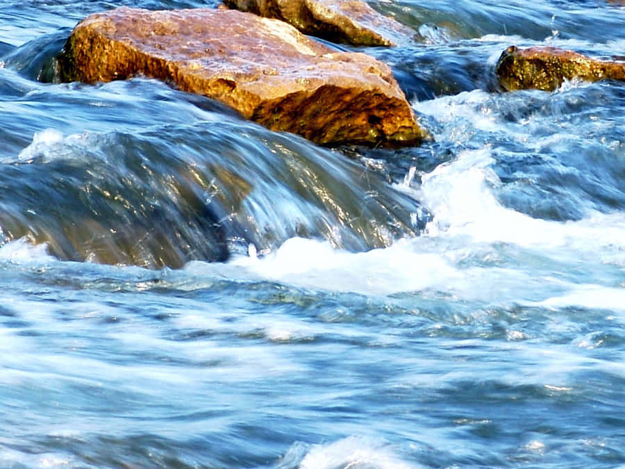 Stunning 3d Waterfall Landscape Wallpaper