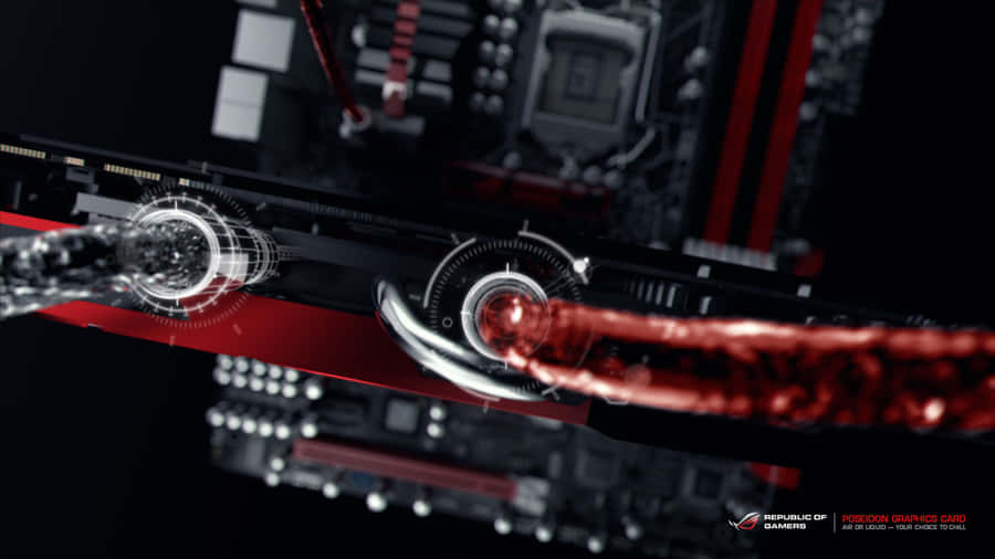 Stunning 4k Graphics Card Displaying High-quality Gaming Images Wallpaper