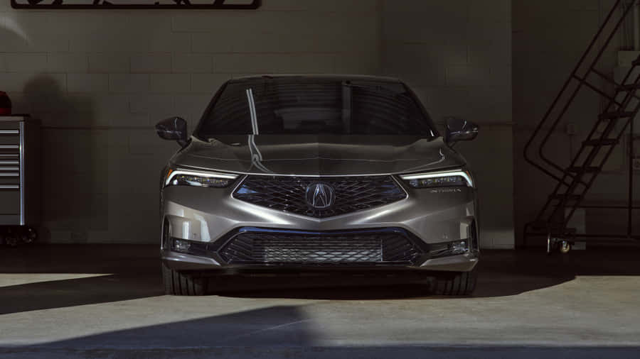 Stunning Acura Integra In An Urban Landscape Wallpaper