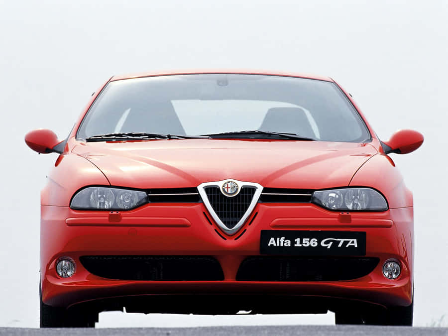 Stunning Alfa Romeo 156 In Motion Wallpaper