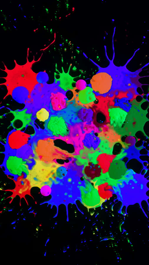 Stunning Array Of Fluorescent Colors Wallpaper