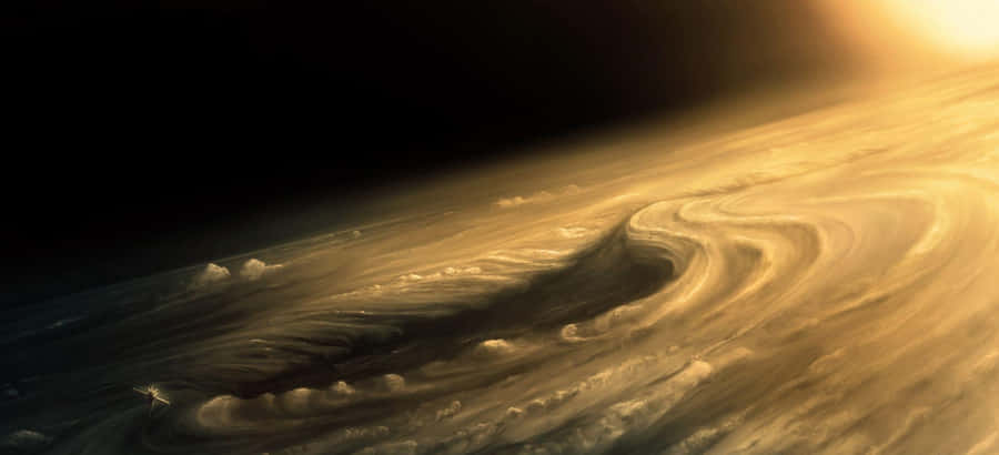 Stunning Aurora Borealis During Polar Vortex Wallpaper