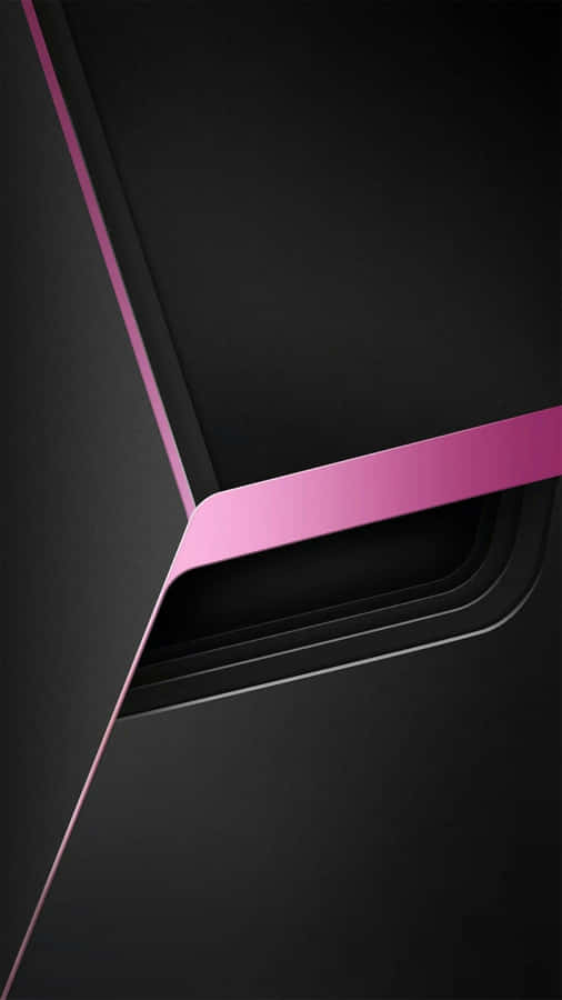 Stunning Black And Pink Iphone Wallpaper Wallpaper