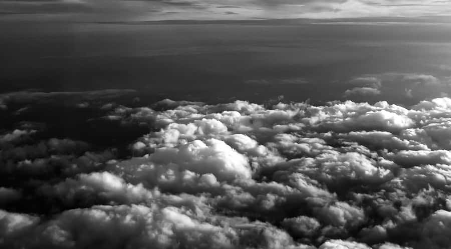 Stunning Black And White Sky Wallpaper
