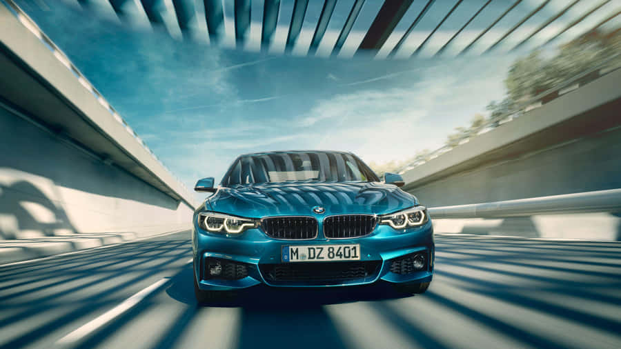 Stunning Bmw 4 Series In Action Wallpaper