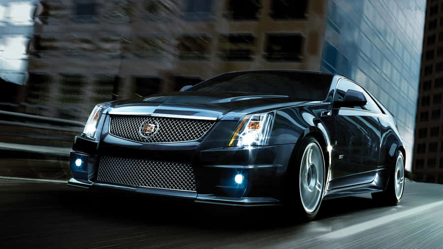 Stunning Cadillac Cts On The Open Road Wallpaper
