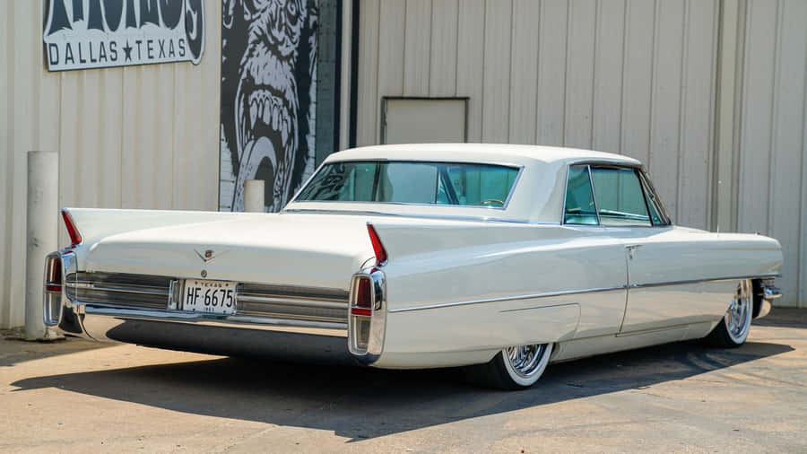 Stunning Cadillac Deville In Its Full Glory Wallpaper