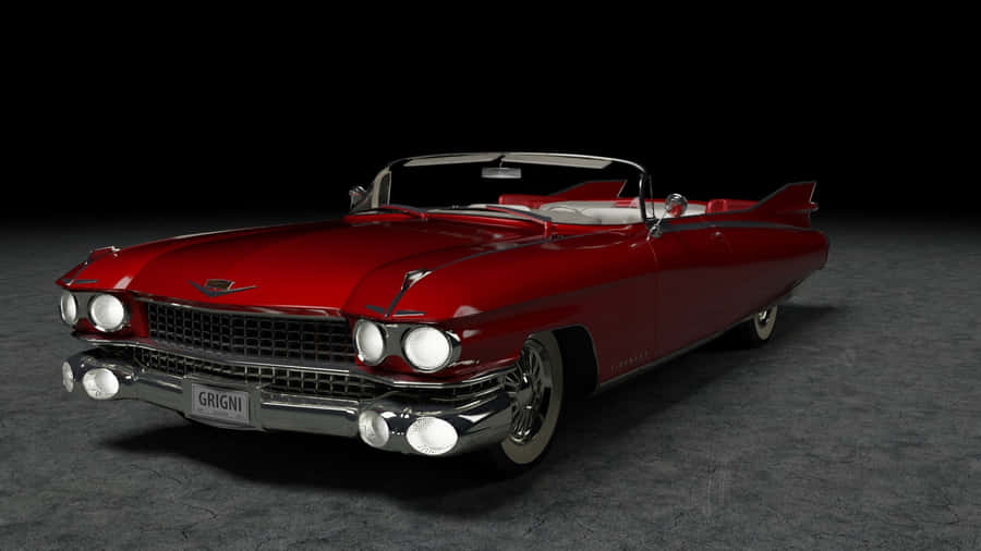 Stunning Cadillac Eldorado On Open Road Wallpaper