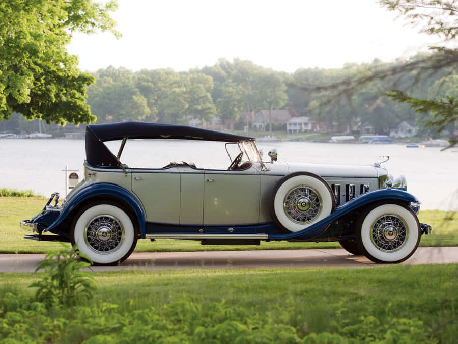 Stunning Cadillac Fleetwood In Classic Style Wallpaper