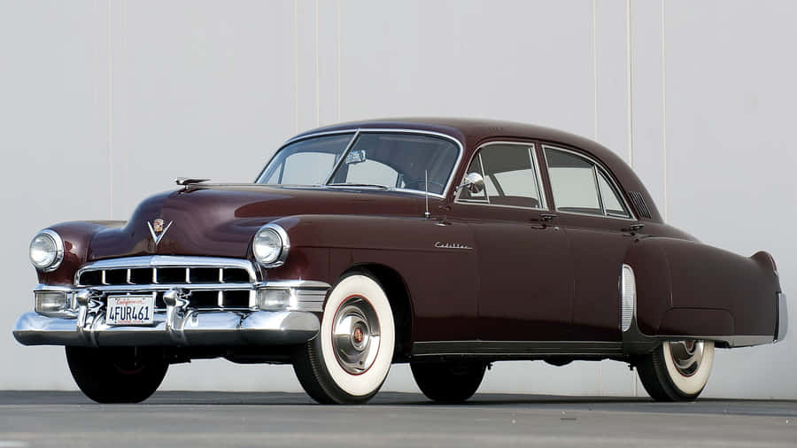 Stunning Cadillac Fleetwood In Its Elegant Glory Wallpaper