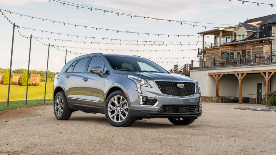 Stunning Cadillac Xt5 In Motion Wallpaper