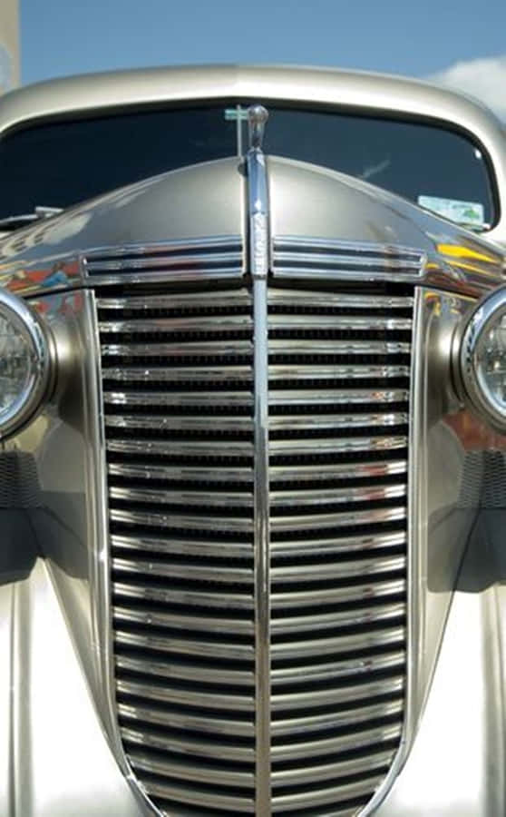 Stunning Car Grill Close-up Wallpaper