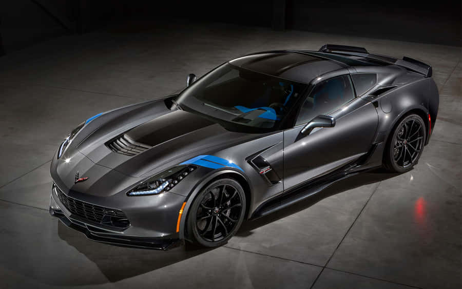 Stunning Chevrolet Corvette Grand Sport In Action Wallpaper