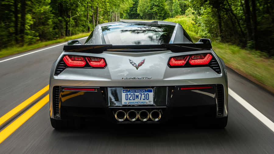 Stunning Chevrolet Corvette Grand Sport In Its Full Glory Wallpaper