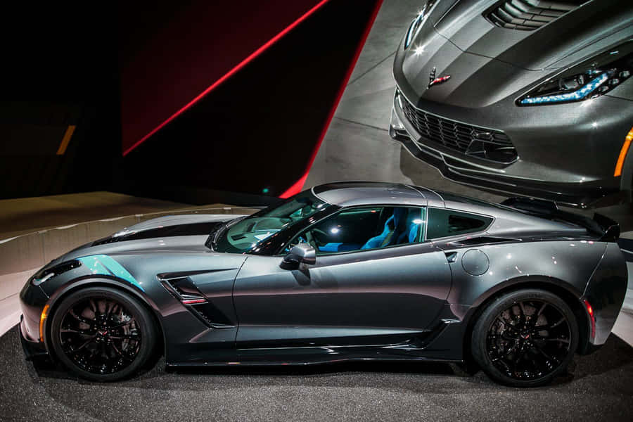 Stunning Chevrolet Corvette Grand Sport In Motion Wallpaper