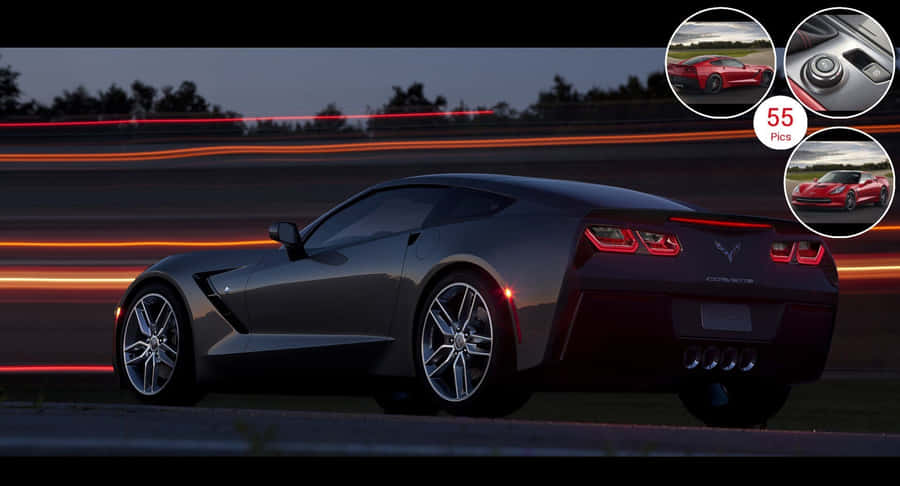 Stunning Chevrolet Corvette Stingray In Action Wallpaper