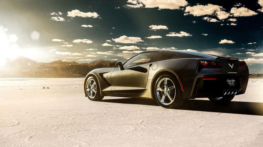 Stunning Chevrolet Corvette Stingray In Action Wallpaper