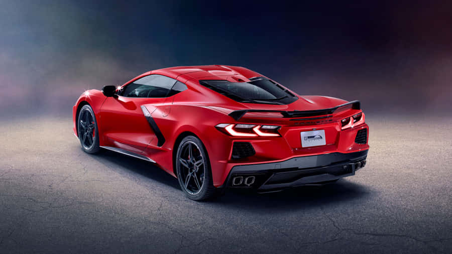 Stunning Chevrolet Corvette Stingray In Motion Wallpaper
